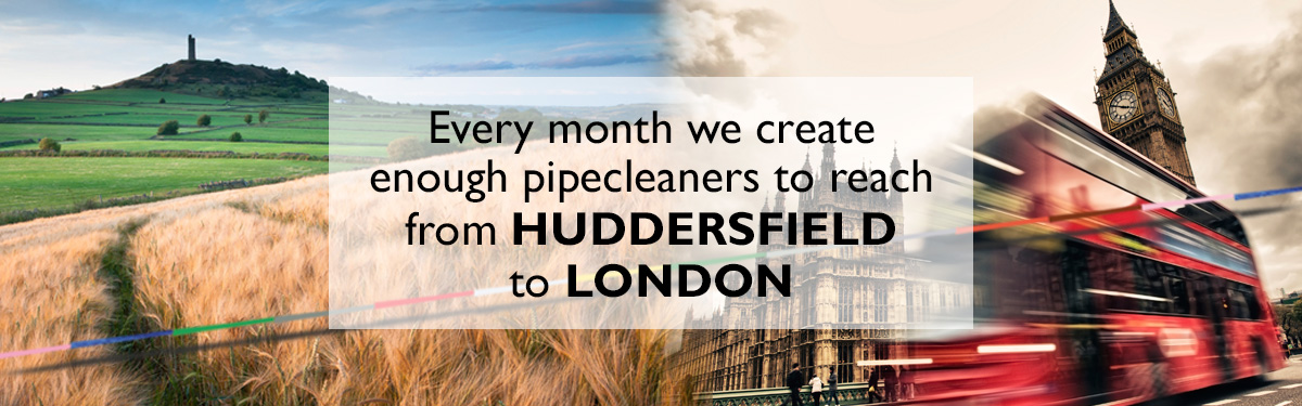 Huddersfield to London Every Month in Pipe Cleaners | Hewitt & Booth