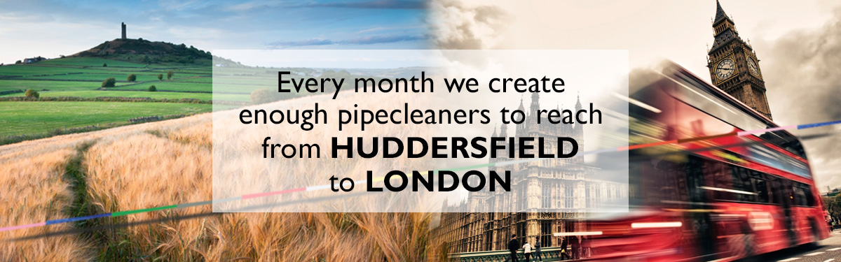 Huddersfield to London Every Month in Pipe Cleaners | Hewitt & Booth